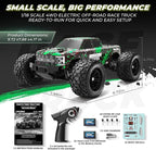 1:18 Scale RC Truck 18859E, 4X4 Off-Road Vehicle with Speeds up to 36km/h, Hobby Grade 2.4GHz Remote Control, Water-Resistant Electronics, Two 7.4V Li-Po Batteries for Extended Playtime