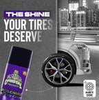 Untouchable Tire Shine Spray – Long-Lasting Wet Tire Finish for Deep Gloss & Protection – Waterproof Tire Shine, Easy Application, Premium Tire Cleaner Shine 13oz (12PK)