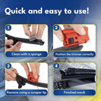 Wiper Blade Cutter and Trimmer Tool – Windshield Wiper Repair Tool for Streaky Blades – Universal Wiper Restorer for Cars, Trucks and SUVs