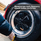 Blackout Trim & Tire Dressing - Best Tire Shine No Sling Formula - Water Based Protection for Car Tires & Trim - Safe for Cars, Trucks, SUVs & More - 16 fl oz (Pack of 2)