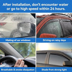 Window Rain Guards for 2001-2012 Ford Escape & 05-12 Escape Hybrid, Window Visor Vent Wind Shade Deflector Shield Protector Sun for 2005-2011 Mercury Mainer & 2008-2012 Mazda Tribute, Outside-Mount