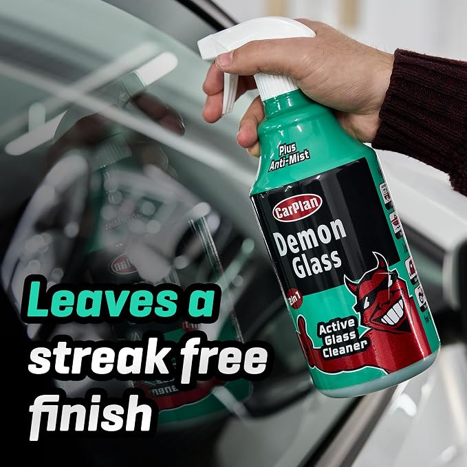 Demon Glass 34 fl Oz (1L) - Active Glass Cleaner