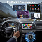 Wireless CarPlay Adapter Upgrade Wired CarPlay to Wireless for iPhone & Android, Support CarPlay & Android Auto 2 in 1,USB/Type C,Plug and Play Stable Connection for Cars with Built-in Wired Car Play