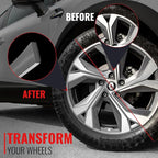 BASiQ Universal Styling Trim - 26 Feet, 6 Colors, Flat Design, Easy to Apply with Premium 3M Tape - Versatile Rim Styling and Color Accent for Cars, Trucks, SUVs - Light Gray