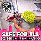 Mr. Pink Car Wash Soap - 16 oz Super Suds Foaming Car Wash Soap for Cannon, Blaster, or Bucket Washing - pH Balanced, Safe on Wax, Sealant, Ceramic, and Clear Coat Finishes