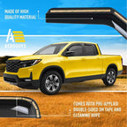Extra Durable Window Deflectors in-Channel Window Visors Rain Guards Fit for Honda Ridgeline 2017-2026, Sun Visors, Wind Vent for Shades, Exterior Car Accessories - 4 pcs. AG0856