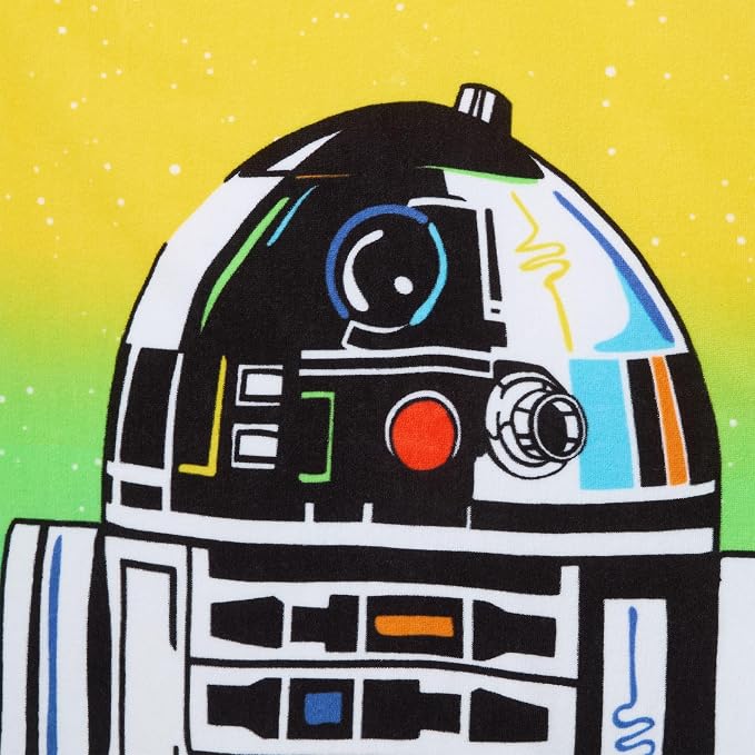 Store Official R2-D2 Beach Towel with Star Wars Logo & R2-D2 Screen Art on Topside - Measures 29" x 58" - Soft & Absorbent for Pool or Beach - Bath Towels for Star Wars Gifts & Droid Gifts