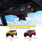 Tactical Sun Visor Organizer Visor Storage Compatible with 2021 2022 2023 2024 2025 2026 Ford Bronco 2/4 Door Accessories Car Sun Visor Sunglasses Holder Webbing Molle Panel, Driver+Passenger