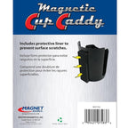 Magnetic Cup Holder - Caddy for Bottles, Glasses, and Cans - Fits on Fridge, Lawnmower, Forklift, Cart, or Ladder - Heavy-Duty Magnet, (Pack of 6)