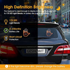 Car Accessories for Men - Car Finger Light with 6 Gestures Remote - Show Your Feelings to Drivers - Ideal Gift Hand Gesture Lights, Truck Accessories, Hand Sign Car LED Signs for Men and Women