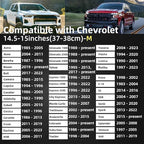 Car Steering Wheel Cover for Chevy Silverado 1500 2500 3500, Tahoe, Equinox,Traverse,Colorado,Red