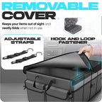 Trunk Organizer For SUV Car Trunk Organizer, Foldable Storage, Car Accessories for Women Men, Collapsible Bag, 600D Oxford, Non Slip Bottom, Straps, Soft Cover (65L)