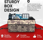 Trunk Organizer For SUV Car Trunk Organizer, Foldable Storage, Car Accessories for Women Men, Collapsible Bag, 600D Oxford, Non Slip Bottom, Straps, Soft Cover (50L)