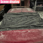 Car Rear Windshield Snow Ice Cover, Oxford Waterproof Auto Sun Shade, 57'' × 35'' Vehicle Windproof Protect Cover, Winter Frost Automotive Exterior Accessories for SUV, Sedan, Truck (Rear)