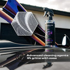 Blackline Luxury Scented Leather Interior Car Cleaner Reset Deep Cleans & Deodorizes All Surfaces, pH-Neutral High-Foam Formula, Long-Lasting Premium Fragrance and Deodorization for Car - Teakwood
