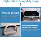 Trunk Organizer, LIBZAKI Cargo Organizer, Premium Multi Compartments Collapsible Portable Trunk Storage for auto, SUV, Truck, Minivan -Grey