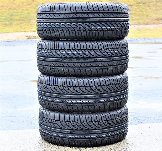 Set of 4 (FOUR) Fullway HP108 All-Season Passenger Car Performance Radial Tires-185/65R15 185/65/15 185/65-15 88H Load Range SL 4-Ply BSW Black Side Wall UTQG 380AA