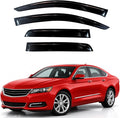KPY Rain Guards Fit for 2014-2020 Chevrolet Impala, Out-Channel Window Visors Vent Wind Deflectors 4PC, Car Accessories for 14-20 Chevy Impala