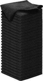 Premium 300GSM Microfiber Cleaning Cloth - 12.5"x12.5" High Performance - 1200 Washes, Ultra Absorbent Microfiber Towels for Cars Undercarriage, Rims & Engine Bay Cleaning - Microfiber Cloth