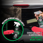 CLD_202 Signature Series Glass Cleaner (Works on Glass, Windows, Mirrors, Navigation Screens & More; Car, Truck, SUV and Home Use), Ammonia Free & Safe on Tinted Windows, 128 fl oz