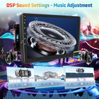 8 Core Car Radio Stereo for Jeep Wrangler JK 2007-2018 Compass Grand Cherokee Dodge Ram with Carplay/Android Auto Upgrade 4GB+64GB