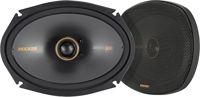 51KSC6904 KS-Series 6x9 Coaxial Speakers with 1" tweeters, 4-Ohm, Pair