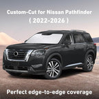 Windshield Sunshade Compatible for Nissan Pathfinder 2022-2024 2025 2026, Sun Visor for Front Windshield & Window Sun Shade Cover, UV Heat Blocker & Protector, Car Accessories