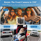 CARPURIDE W905 Wireless Carplay & Android Auto, Portable 9'' Touch Car Screen, 4K Dash Cam,Drive Play Car Play Navigation with Mirror Link/Siri/FM/Bluetooth/Light Sensor