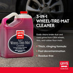 Griot's Garage 3-in-1 Wheel, Tire, & Mat Cleaner Gallon