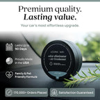 Car Air Freshener & Auto Odor Eliminator Pods Trio | New Car Scent | Plant Powered by 100% Australian Tea Tree Oil | Long Lasting and No harsh chemicals | Made in USA | 3 Pack of 2oz Pods