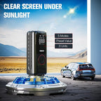 A6 Lite 160PSI Tire Inflator Portable Air Compressor, 7500mAh Portable Tire Inflator for Car Portable Air Pump with Tire Gauge Pressure & LED Light Air Pump for Car