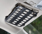 Car Sun Visor Organizer Vehicle Rigid MOLLE Panel Tactical Gear Rack EDC Pouch Tool Holster Bag Holder Visor Cover Truck Equipment Mount Plate Modular Storage Shelf Auto Accessories