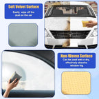 2P Window Defogger Sponge, Windshield Glass Defogger | Absorbent Car Window Cleaner for Auto Cleaning (Yellow+Grey)