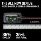 GENIUS1: 1A 6V/12V Smart Battery Charger – Automatic Maintainer,Trickle Charger & Desulfator with Overcharge Protection & Temperature Compensation – for Lead-Acid-& Lithium Batteries,(Pack of 6)
