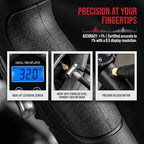 Digital Tire Pressure Gauge with Inflator | 3-250 PSI, Air Chuck & Compressor Accessories, Heavy Duty, Quick Connect Coupler, 0.1 Display Resolution