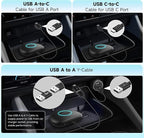 Wireless CarPlay&Android Auto Adapter Magic AI Box with 4G LTE | 8GB+128GB | GPS | Full Android OS | OBD II, Compatible with Wired Factory CarPlay&Android Auto, Support for YouTube/Netflix