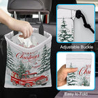 Car Garbage Bag Hanging Car Trash Can for Back Seat with Drawstring