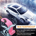 4PCS Car Seat Headrest Hook, Auto Back Seat Hanging Storage Organizer, Vehicle Seatback Hanger Holder for Purse Handbag Coat Umbrella, Universal Interior Car Accessories (Dark Pink)