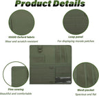 Tactical Visor Organizer, Car Visor Organizer, Sunvisor Organizers, Tactical Visors Cover Molle Webbing, Truck Accessories for Men, Car Sunshade Storage Pouch (Dark Green)