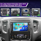 5GWifi Upgrade Radio for Dodge Durango 2011-2013, Jeep Grand Cherokee 2011 2012 2013, 7inch Touchscreen Car Stereo Replacement Apply CarPlay Android Auto GPS Navigation FM DSP Head Unit Backup Camera