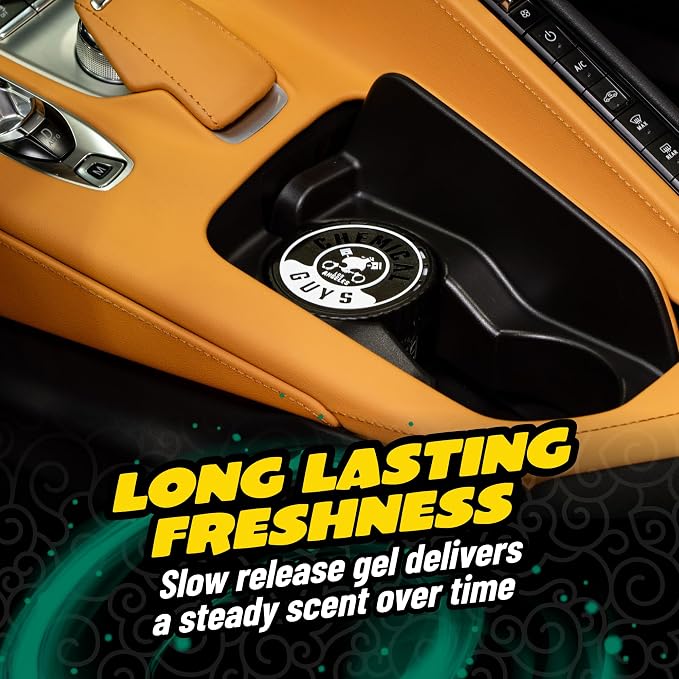 New Car Scent Gel Can Air Freshener, Adjustable Car Air Freshener Gel With Touchless Vent Control For Cup Holder, Under Seat, Office And Home Use - 3 Pack