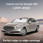 Windshield Sunshade Compatible for Genesis G90 2017-2020 2021 2022, Sun Visor for Front Windshield & Window Sun Shade Cover, UV Heat Blocker & Protector, Car Accessories