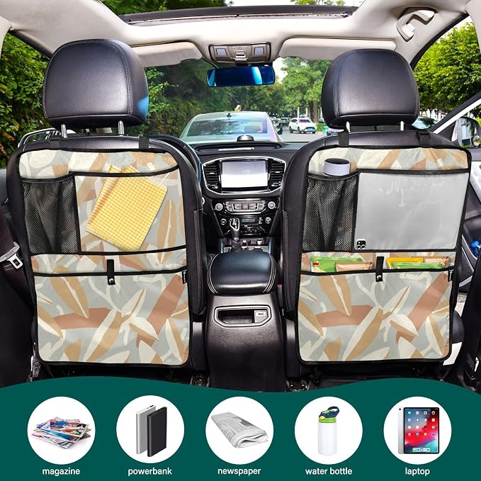 Kick Mats Backseat Protector with Anti Kick Design Offering Safety and Space for Backseat Essentials