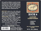 Bick 4 Leather Conditioner & Cleaner, Won't Darken Boots, Couch, Bags 16 oz | Made in USA, For Shoes, Furniture, Jackets, Auto Interiors, Apparel & Accessories
