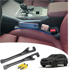 【Compatible with BMW 430i 3 5 Series】 Seat Gap Filler,No Drop Seat Guard Compatible with BMW 430i 3 5 i5 Series,Drop Seat Guards for Cars(2Pcs),Emergency Keychain Car Escape Tool(2Pcs)