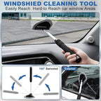 Windshield Cleaner Tool, 13Pcs Car Interior Cleaning Kit, Car Detailing Kit Interior Cleaner, Car Detailing Brushes, Car Cleaning Gel, Inside Cleaning Supplies Accessories for Women Men