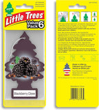 Car Air Freshener | Hanging Tree Provides Long Lasting Scent for Auto and Home | 24 Air Fresheners |Blackberry Clove