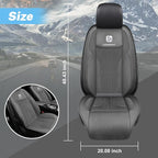 Cooling Car Seat Cushion Front Seat,12V&24V Cooling Seat Cover for Car with 10 Fans,Cooled Seat Cover for Car SUV Truck Universal Fit (Grey)