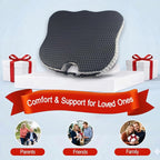 Car Seat Cushion for Driving, Wedge Driver Seat Cushion for Car | Memory Foam Car Seat Cushion for Long Driving, Car Cushion for Height, Non-Slip Base for Driver, Trucks, Office Chairs, Black
