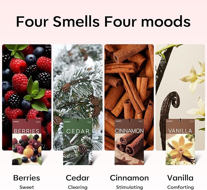 20 Packs Cedar Cinnamon Vanilla Berries Potpourri Bag Scent Sachet for Closet Drawer Room Car Home Air Freshener Shoe Odor Elimination
